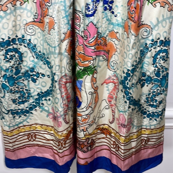 Anthropologie Collette Dinnigan Women’s Silk Dress Multi 4 - Picture 4 of 9